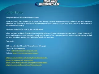 jet ski boats