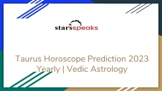 Taurus Horoscope Prediction 2023 Yearly _ Vedic Astrology