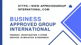 Approved Group International - Coronavirus & Other Services