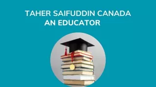 taher saifuddin canada