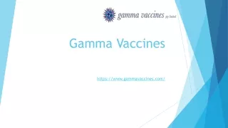 Gamma Vaccines, Topmost Influenza Vaccine Company In Australia