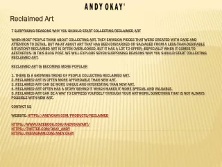 reclaimed art