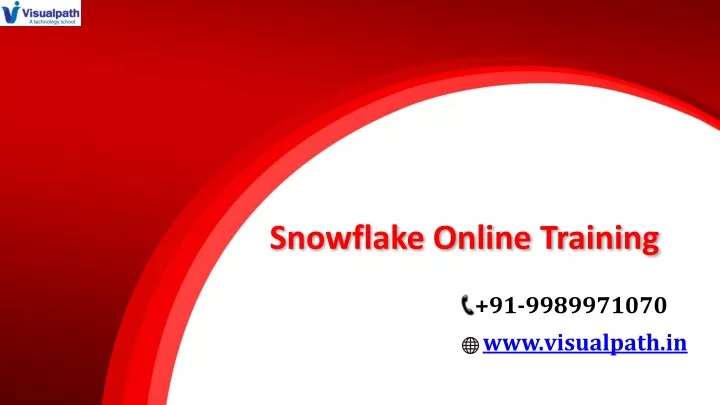 snowflake online training