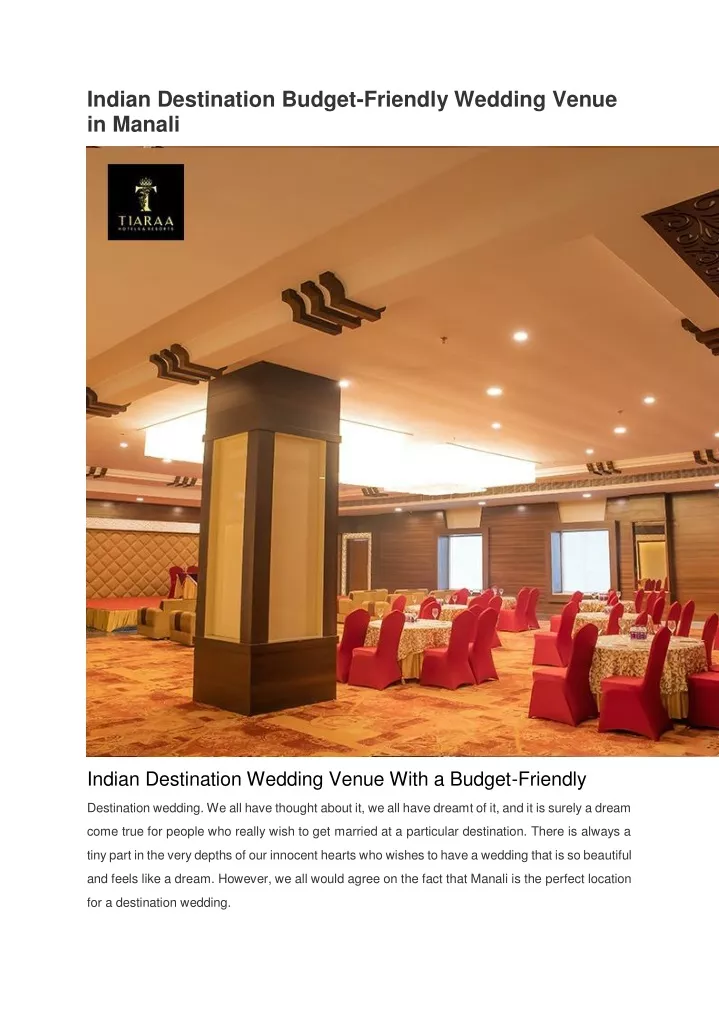 indian destination budget friendly wedding venue