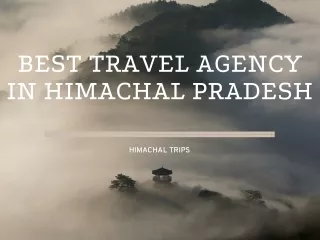 Best Travel Agency in Himachal Pradesh