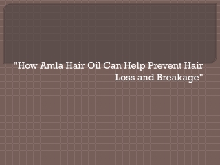 Amla Hair Oil