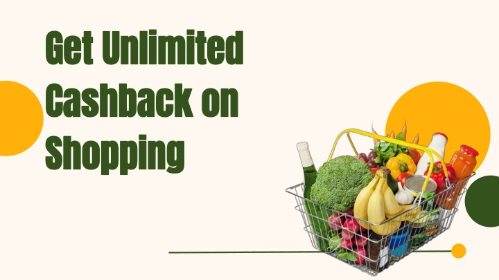 get unlimited cashback on shopping