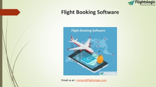 Flight Booking Software