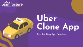 Uber Clone App Most Reliable Taxi Booking App