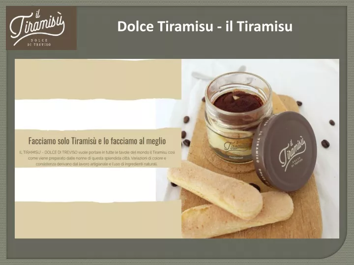 dolce tiramisu il tiramisu