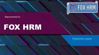 fox hrm