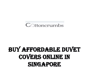 Buy Affordable Duvet Covers Online in Singapore