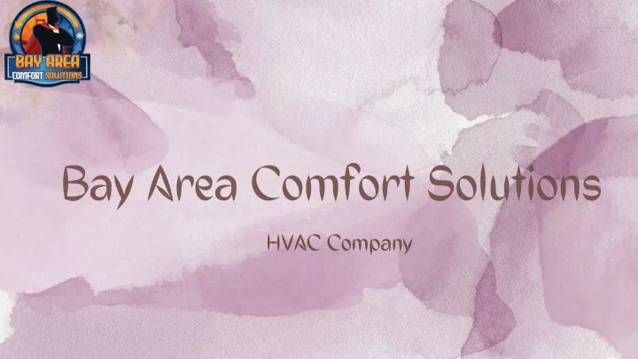 bay area comfort solutions
