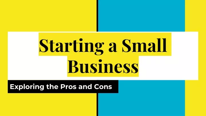 starting a small business