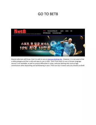 go to bet8