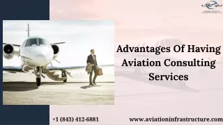 advantages of having aviation consulting services