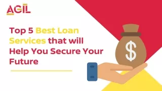 top 5 best loan services that will help