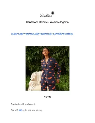 Dandelions Dreams - Womens Pyjama