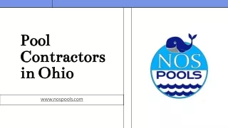 Pool Contractors in Ohio - www.nospools.com