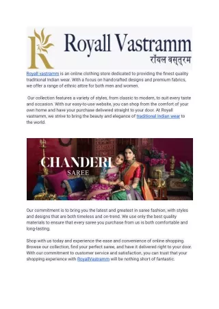 Royall Vastramm _ Premium Indian Ethnic Wear Online Store (2)