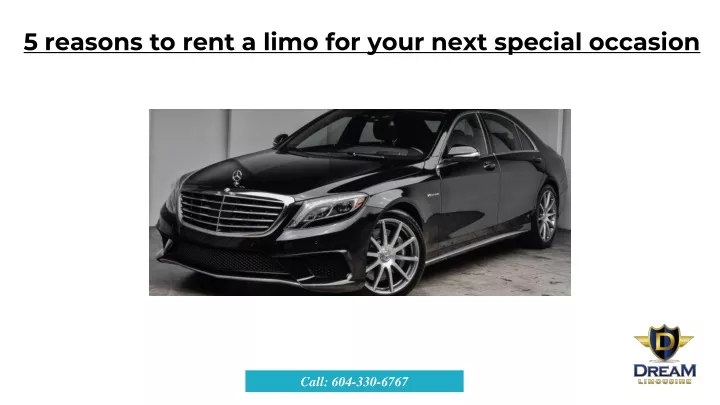 5 reasons to rent a limo for your next special