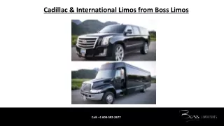Cadillac & International Limos from Boss Limos