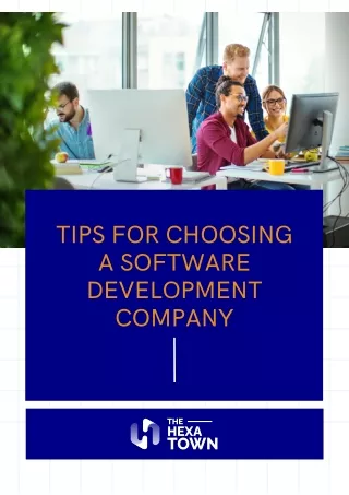 tips for choosing a software development company