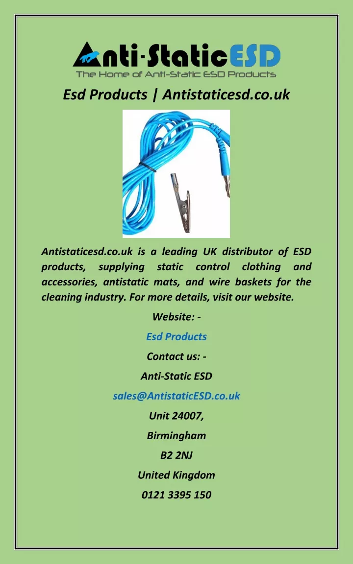 esd products antistaticesd co uk