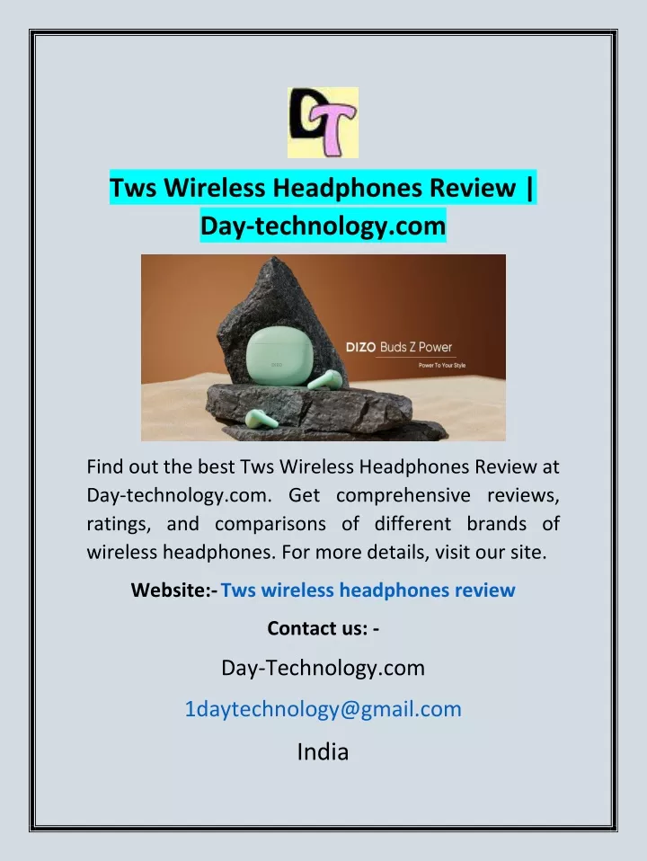 tws wireless headphones review day technology com