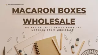 Macaron boxes wholesale