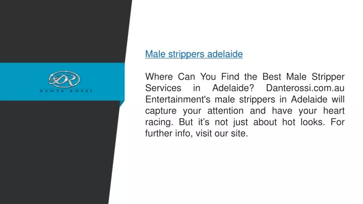 male strippers adelaide where can you find