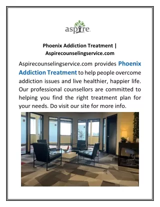 phoenix addiction treatment