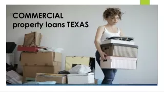COMMERCIAL property loans TEXAS