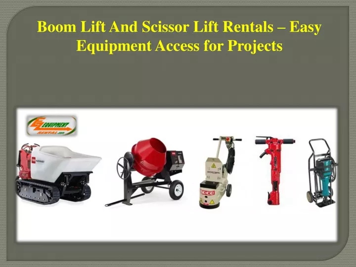 boom lift and scissor lift rentals easy equipment