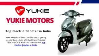 Top Electric Scooter in India