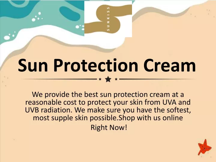 sun protection cream