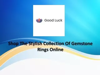 Buy Gemstone Rings Online From The Latest Collection At Best Price