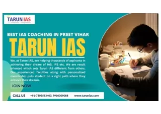 Best IAS Coaching In Preet Vihar