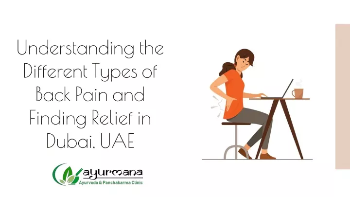 understanding the different types of back pain and finding relief in dubai uae