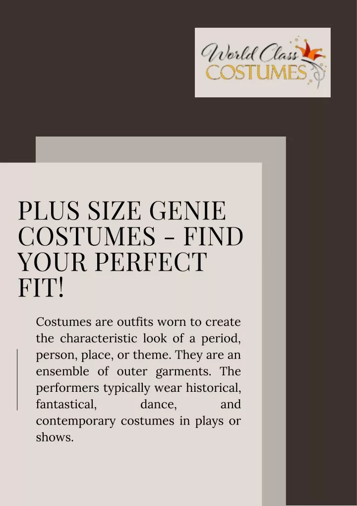 plus size genie costumes find your perfect fit