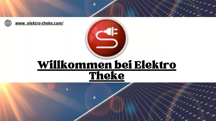 www elektro theke com
