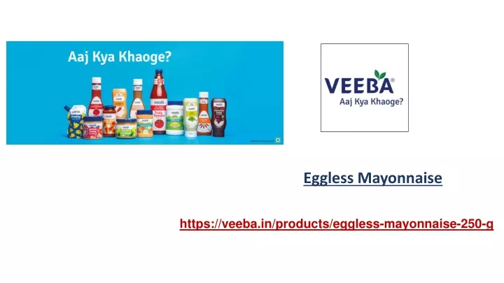 eggless mayonnaise