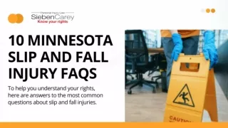 10 Minnesota Slip and Fall Injury FAQs