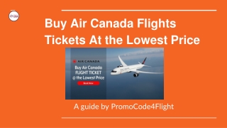 Air Canada Flights Tickets Buy Online With The Best Price