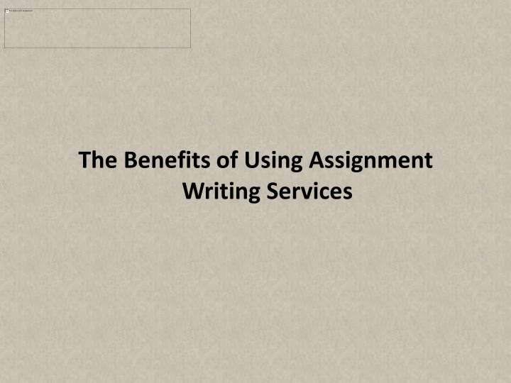 benefits of assignment writing