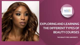 Exploring and Learning the Different Types of Beauty Courses