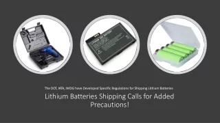 What are the Regulations for Lithium Batteries Shipping?