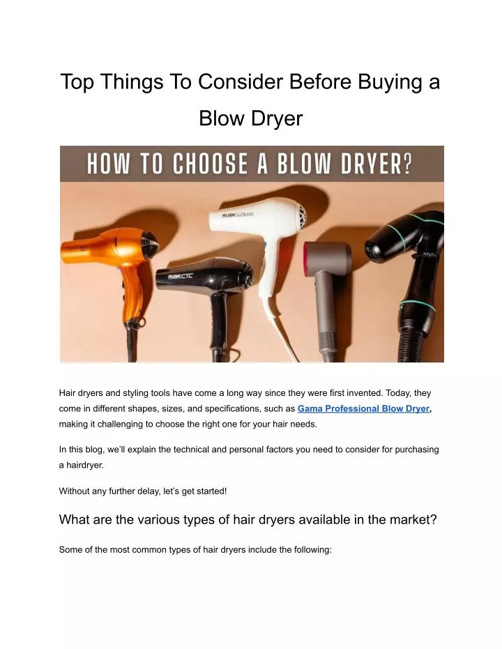 top things to consider before buying a