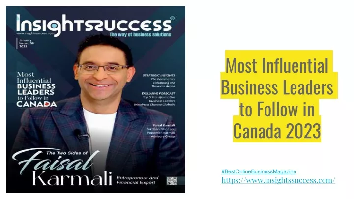 most influential business leaders to follow in canada 2023
