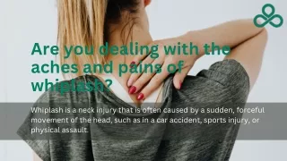 Are you dealing with the aches and pains of whiplash -  Adapt Health Clinic